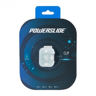 LAMPKA LED NA ROLKI POWERSLIDE FOTHON LED CLIP BLUE OŚWIETLENIE NA ROLKI