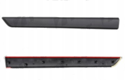 Peugeot bipper 2007+ молдинг дверь правая +клипсы фото №1