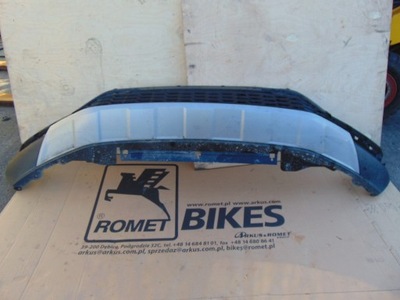 Накладка спойлер бампера перед vw t-roc 2ga фото №1