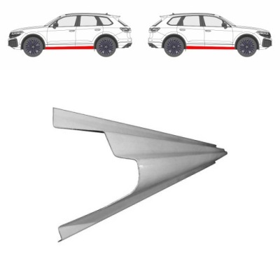 Ремкомплект порог honda civic sdn 87-91 l=p фото №1