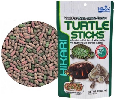 Hikari Turtle Sticks - Karma Pokarm dla Żółwia Wodnego 120g