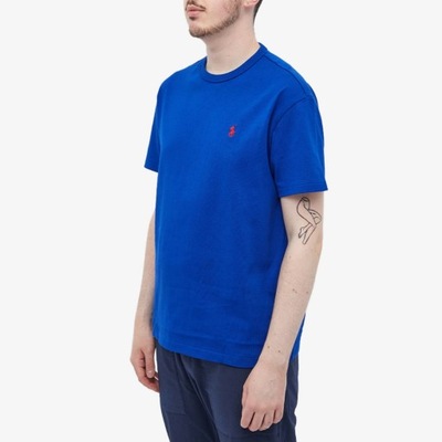 T-shirt gruby bawełniany logo Polo Ralph Lauren S