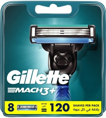 GILLETTE Mach 3 - Wkłady do Maszynki - 8 sztuk