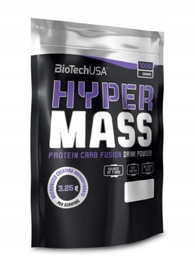 BIOTECH HYPER MASS 1000g GAINER MASA SIŁA BIAŁKO