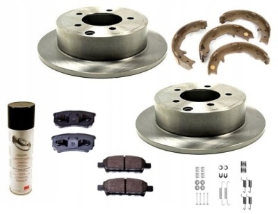 Тормозные диски тормозные колодки dodge avenger caliber задняя 262mm фото №1