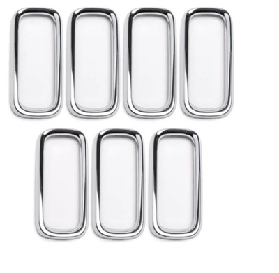 Рамки решітка хром комплект jeep grand renegade 14- фото №1