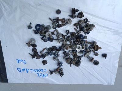 Opel crossland x 17r- болты гайки клипсы бампера перед подкрылок фото №1