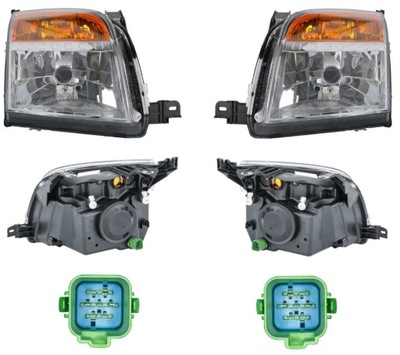 Фара лампа ford fusion 05- hella l+p фото №1