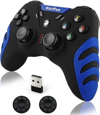 VOOFUN GAMEPAD BEZPRZEWODOWY KONTROLER PC/PS3 2,4G Z PODWÓJNĄ WIBRACJĄ