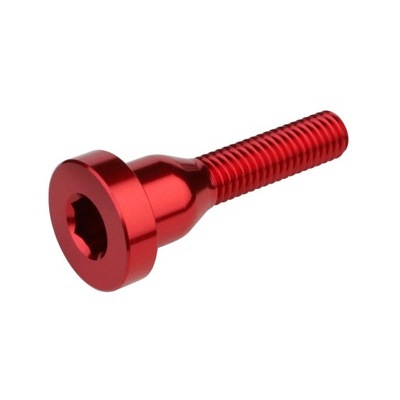 Śruba do kapsla sterów BURGTEC Top Cap Bolt - Race Red