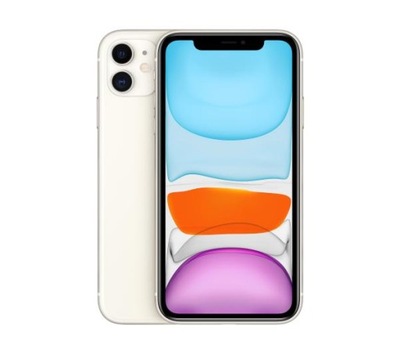 Apple iPhone 11 128GB WHITE BATERIA 90% ŁADNY