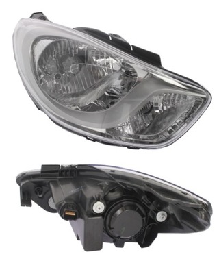 Фара лампа правий hyundai i10 11-13 фото №1