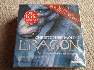 Christopher Paolini Eragon audiobook 17x niemiecki