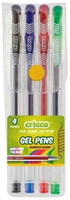 Długopisy żelowe 4 kolory CRICCO