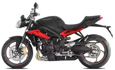 NAKLEJKI TRIUMPH STREET TRIPLE R 675 2013-2016