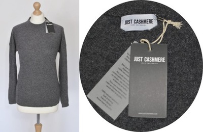 JUST CASHMERE NOWY SWETEREK 100% KASZMIR 38