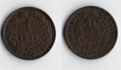 AUSTRIA 1881 1 KREUZER