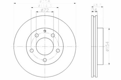 ДИСКИ ТОРМОЗНЫЕ ТОРМОЗНЫЕ 2 ШТУКИ MAZDA ПЕРЕД 626 91- PROBE TE