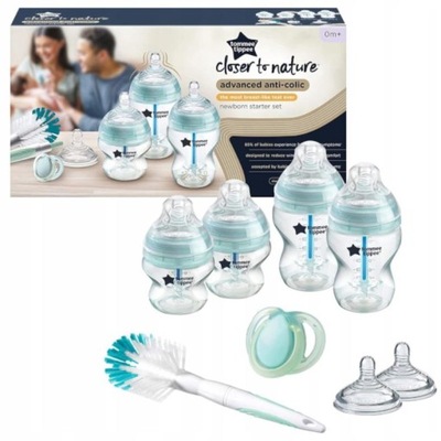 TOMMEE TIPPEE ZESTAW STARTOWY CZUJNIK ANTI-COLIC
