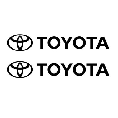 PEGATINAS BASTIDOR WIDLOWY INSCRIPCIÓN TOYOTA CON LOGOTIPO 90 CM  