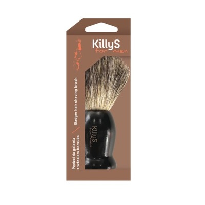 KillyS, 500976 Pędzel do golenia z włosiem borsuka