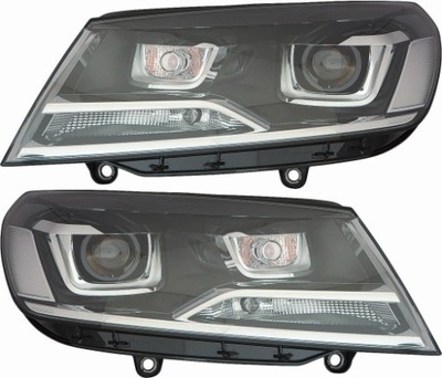 REJILLAS FAROS VW TOUAREG '10-'18 JUEGO DEPO  