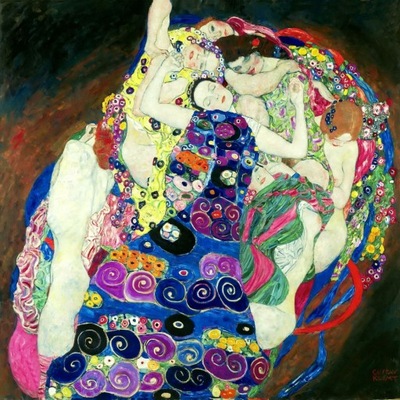 Gustav Klimt - Dziewica - 70x70