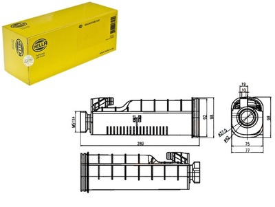 БАЧОК ЖИДКОСТИ РАДИАТОРА HELLA 17111712835 1712