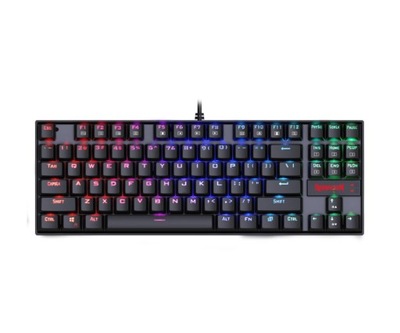 Klawiatura gamingowa dla graczy Redragon Kumara K552 TKL Blue RGB USB 1,8m