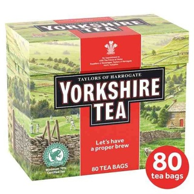 Yorkshire Tea 80 torebek herbata czarna 250g__UK