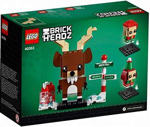 LEGO BrickHeadz 40353 Renifer, elf i elfka Super Świąteczny prezent NOWY