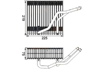Випарник кондиціонера [hella] фото №1