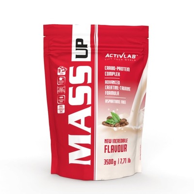 MASS UP 3500g GAINER BIAŁKO OUTLET KAWA