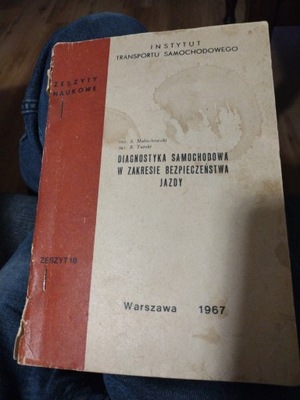 DIAGNOSTYKA DE AUTOMÓVIL EN ZAKRESIE DE SEGURIDAD CONDUCTOR 1967 R NAKL. 700 EG  