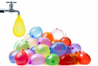 Balony wodne kolorowe BALONY NA WODĘ 500 sztuk