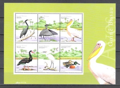 GUINEA-BISSAU 2001 BL.375 BIRDS FAUNA