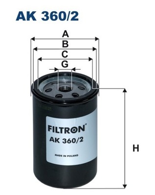 FILTRAS ORO FILTRON AK 360/2 