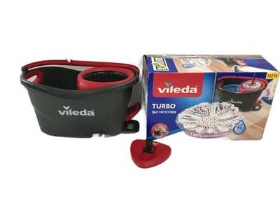 WIADRO I MOP OBROTOWY VILEDA TURBO 3W1