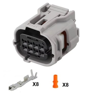 Колодка штекер соединитель радара acc 8 pin toyota lexus фото №1