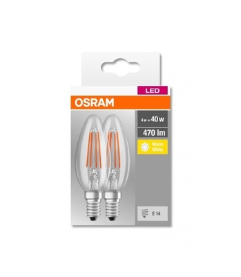 OSRAM 2 x Żarówka LED 4W E14