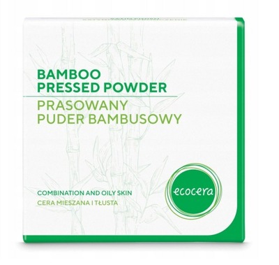 Ecocera Puder Bambusowy matujący cera tłusta 10 g