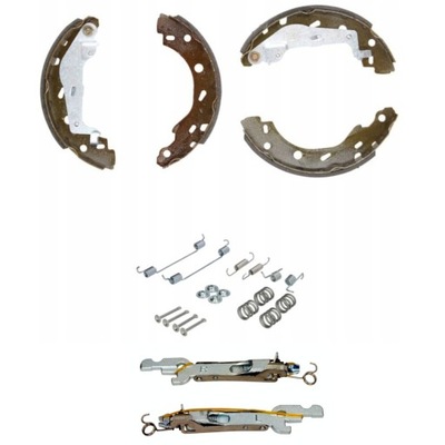 Гальмівні колодки гальмівні + пружини саморегулятори smart cabrio fortwo roadster фото №1