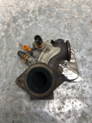 Труба шланг turbo турбины 1.9 dci f9q870 renault scenic iii 8200950712 фото №1
