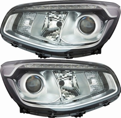 REJILLAS FAROS KIA SOUL II 2 PS '14- JUEGO DEPO  