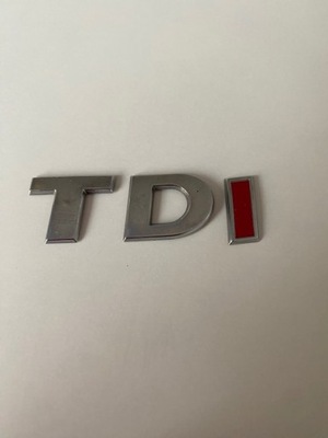 TDI ZNACZEK LOGO NAPIS EMBLEMAT VW GOLF III PASSAT