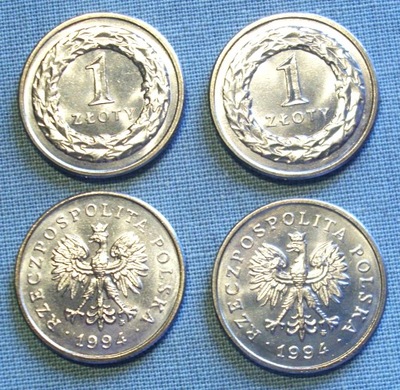 1 złoty 1994 stan menniczy mennicza