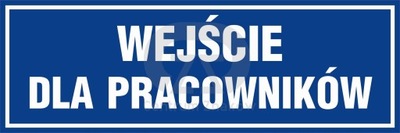 Wejście dla pracowników