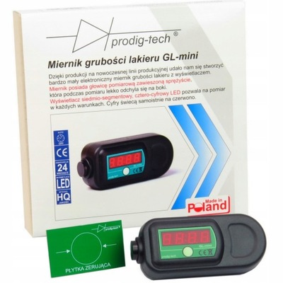 MIERNIK tester grubości lakieru GL-mini CZUJNIK