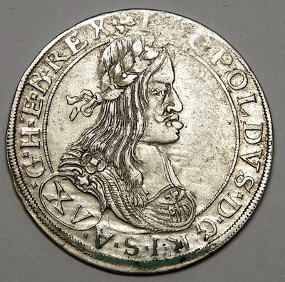 pw 15 krajcarów 1663 Leopold I - Wiedeń