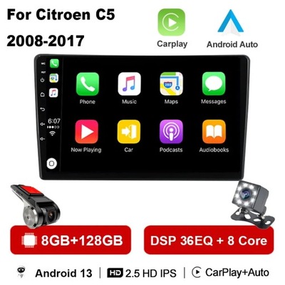 NAVEGACIÓN DE AUTOMÓVIL GPS CON SYSTEMEM ANDROID PARA CITROEN C5 2009-2017 MULTIMEDIA RADIOWE DE AUTOMÓVIL  